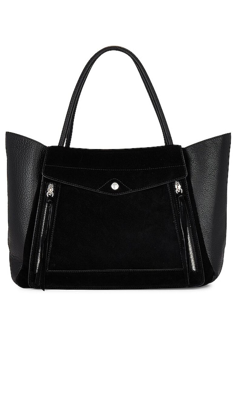 Rag & Bone Sleek Black Runner Tote Bag